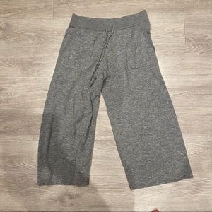 Wool and cashmere culottes